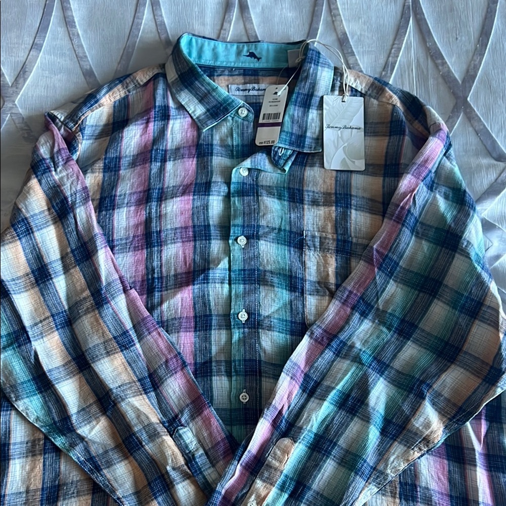 Tommy Bahama Multicolor Plaid Men's Shirt